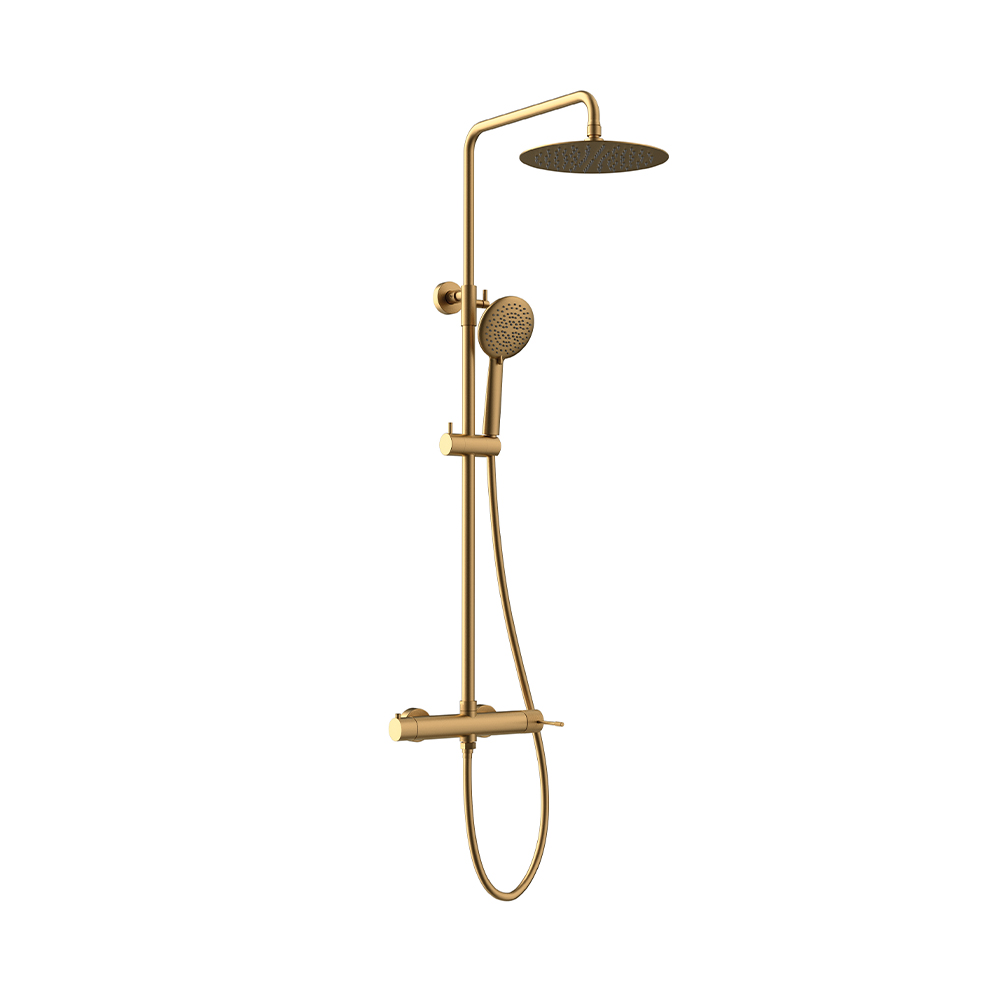 洋書 Golden shower girl 2 Gold Shower Head, Brushed Gold Showerhead, Fontana 12