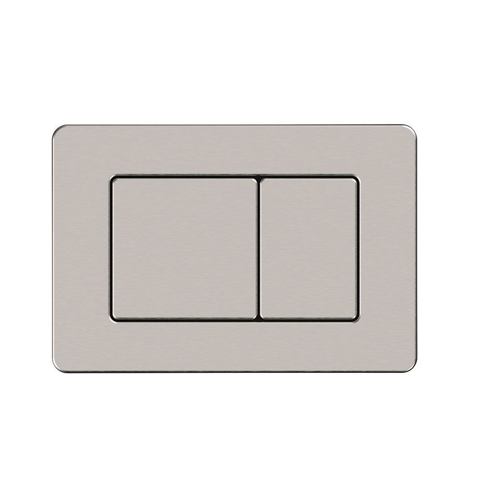 D line - Πλακέτα για εντοιχ. καζανάκι Brushed nickel