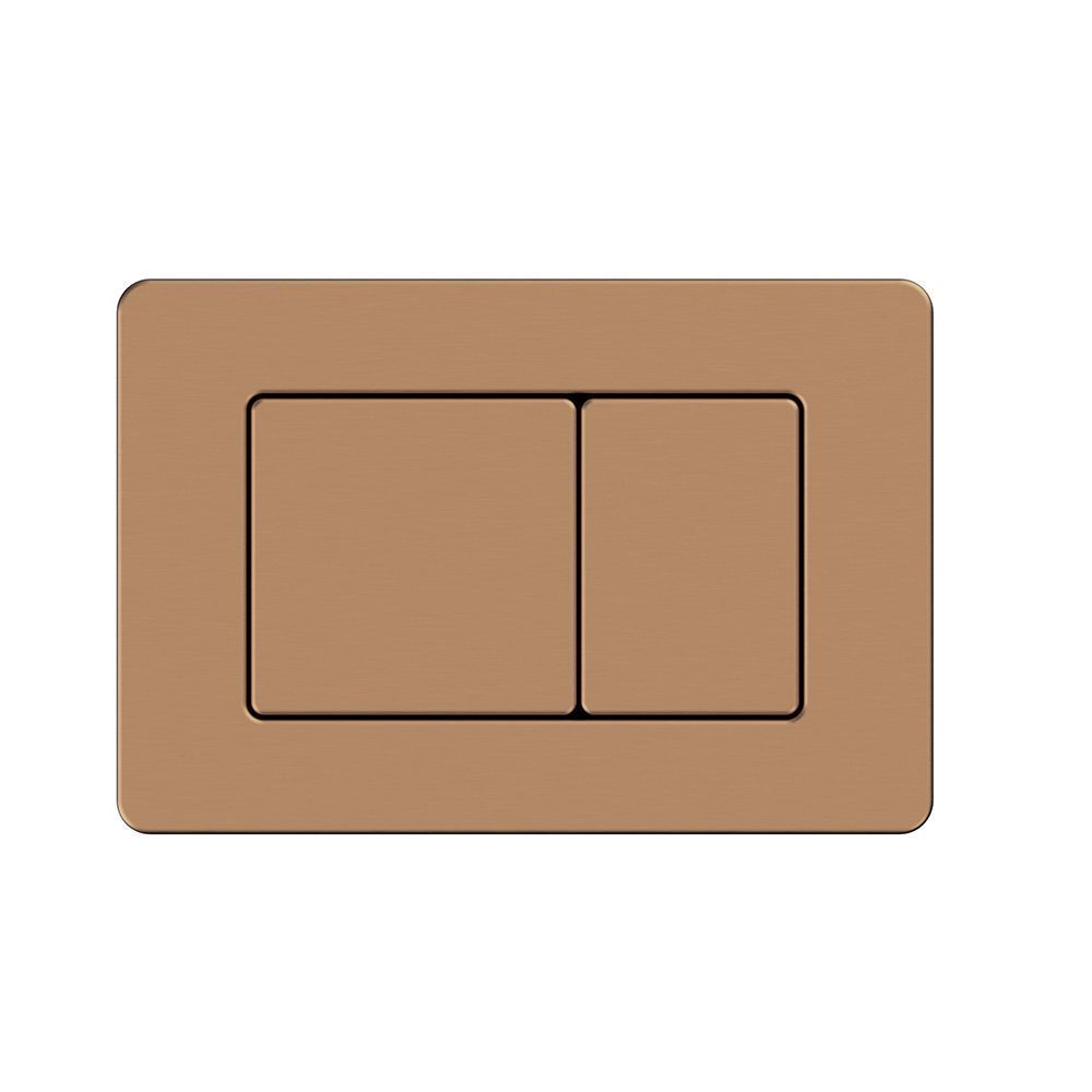 D line - Πλακέτα για εντοιχ. καζανάκι Brushed rose gold