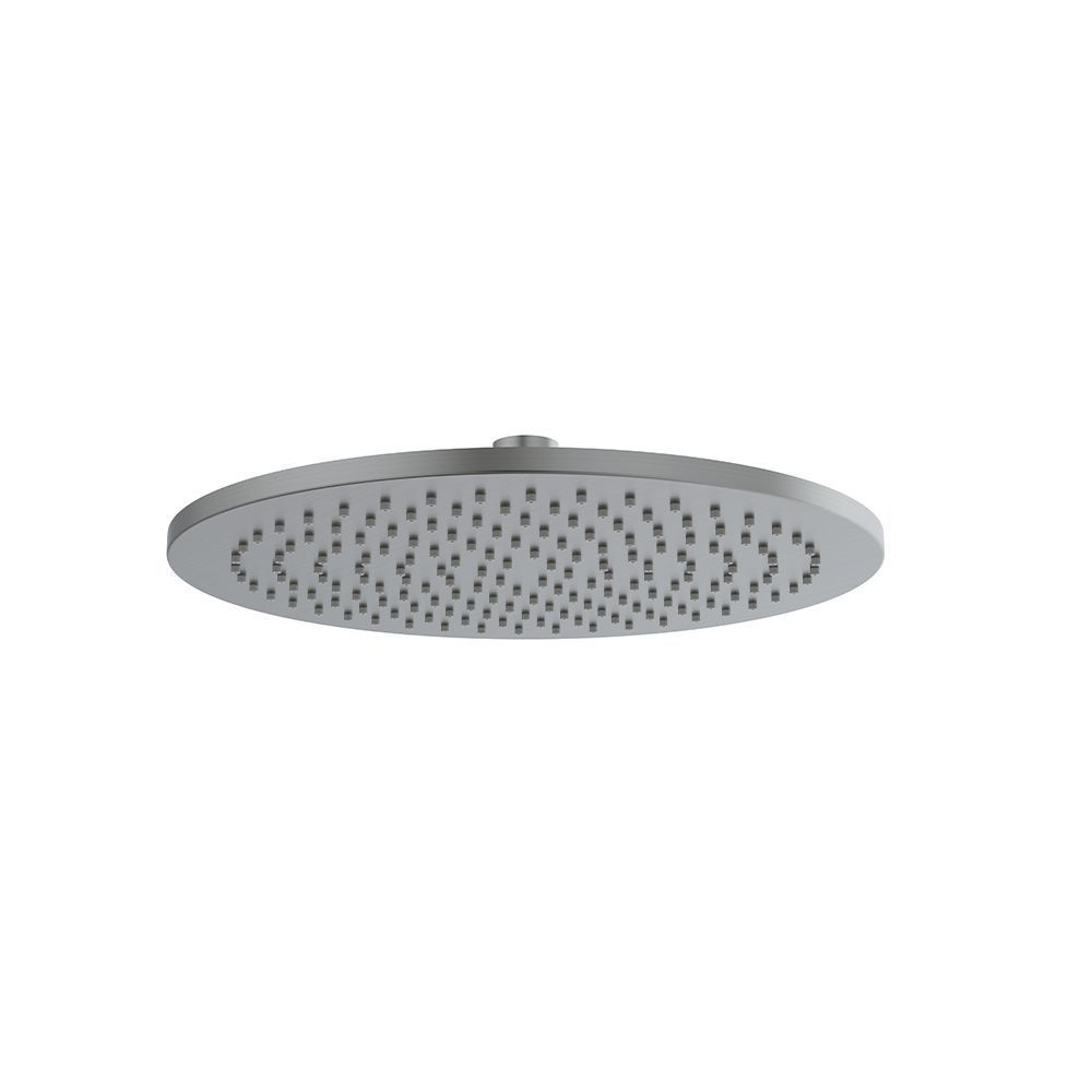 Circular shower head Ø250 Gun metal light