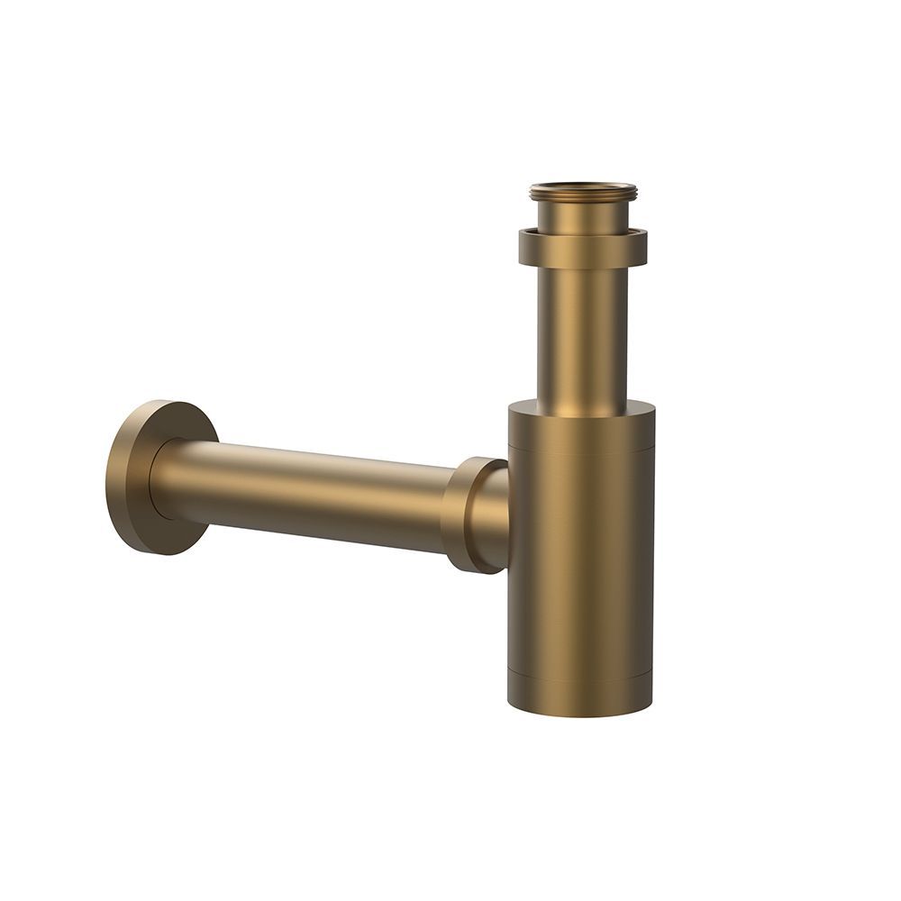 L Shaped Gold - Basin drain trap