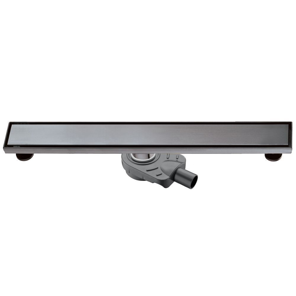 Linear Gun metal - Shower channel