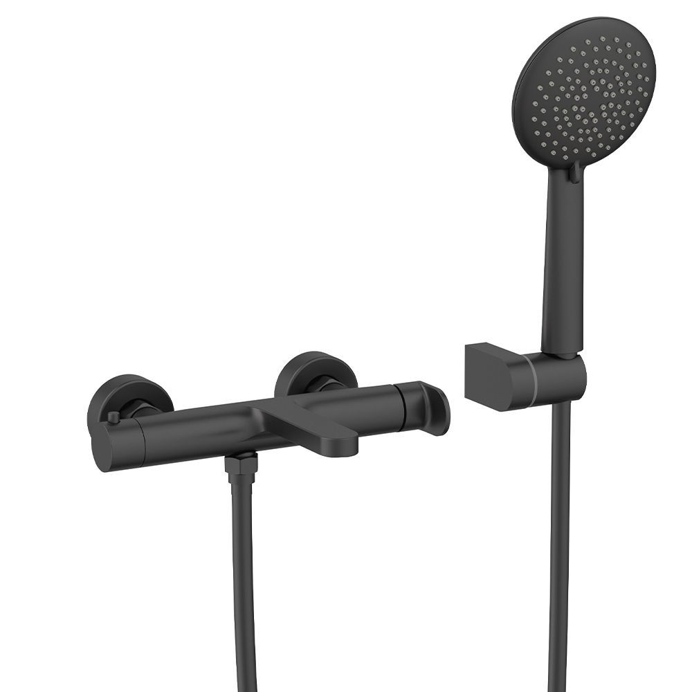 Orabella Aspen Black matt - Single lever bath shower mixer