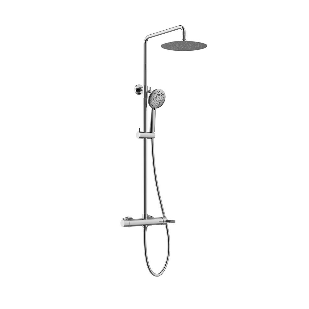 Orabella Elegance - Στήλη ντουζ με στρόγγυλη κεφαλή Φ250 C/B