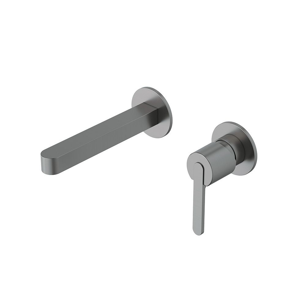 Orabella Marea Gun metal light - Μπαταρία νιπτήρος, εντοιχισμού 2 οπών