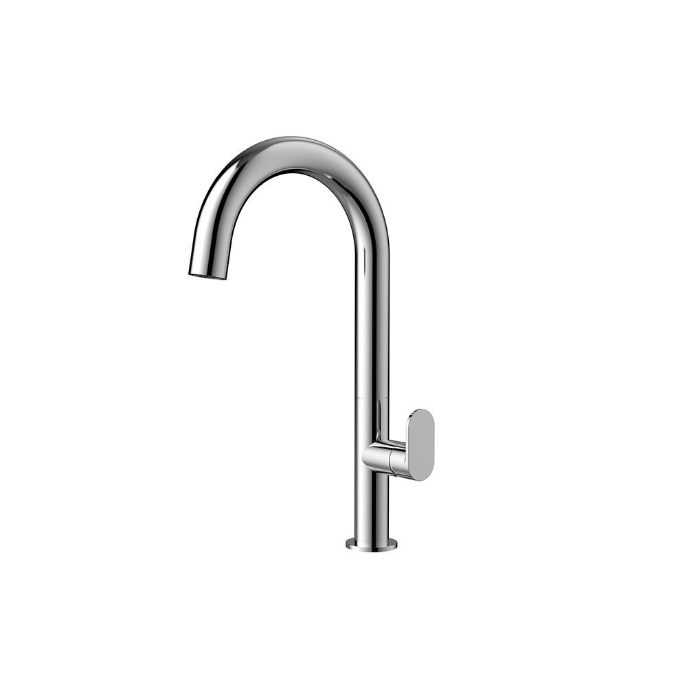 Orabella Oval - Single lever high riser basin mixer Chrome