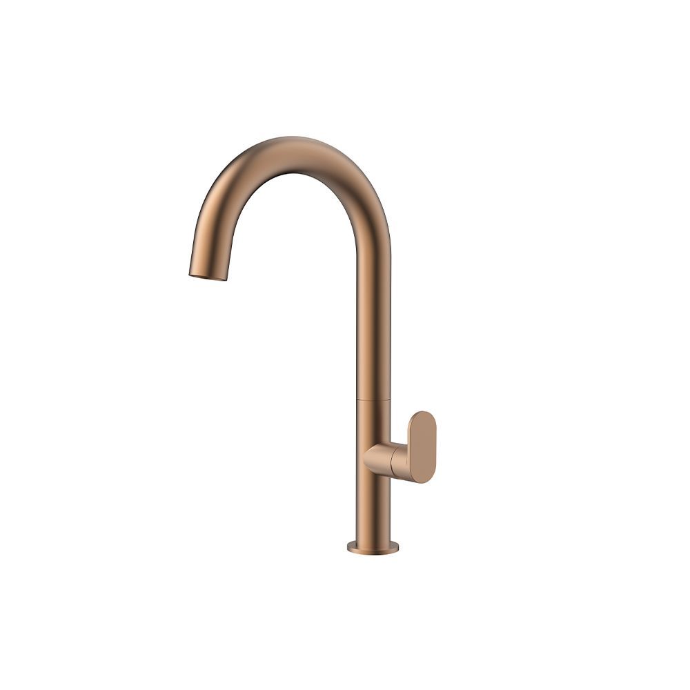 Orabella Oval Rose gold - Single lever high riser basin mixer