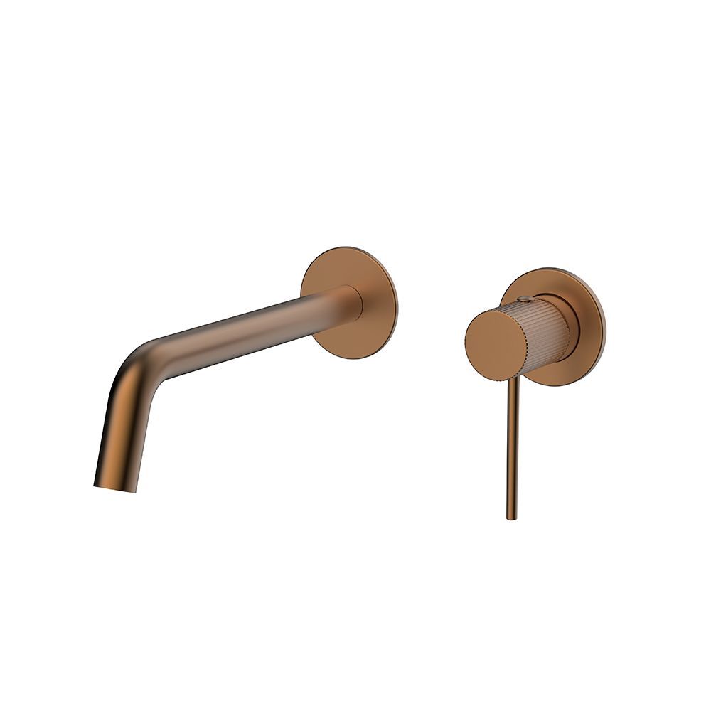 Orabella Preciosa Brushed rose gold - Μπαταρία νιπτήρος, εντοιχισμού 2 οπών