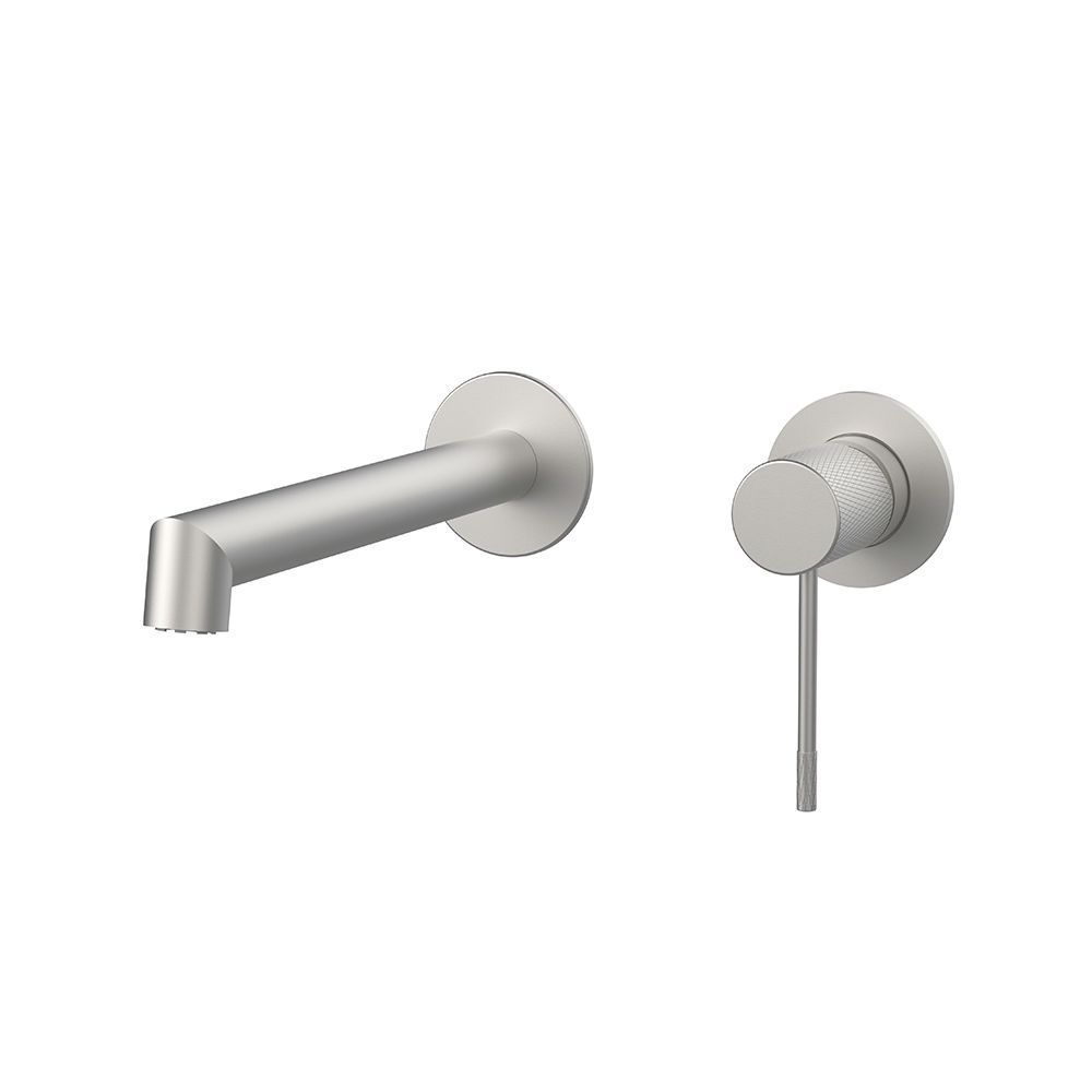 Orabella Terra Brushed Nickel - Single lever 2 hole, concealed basin mixer