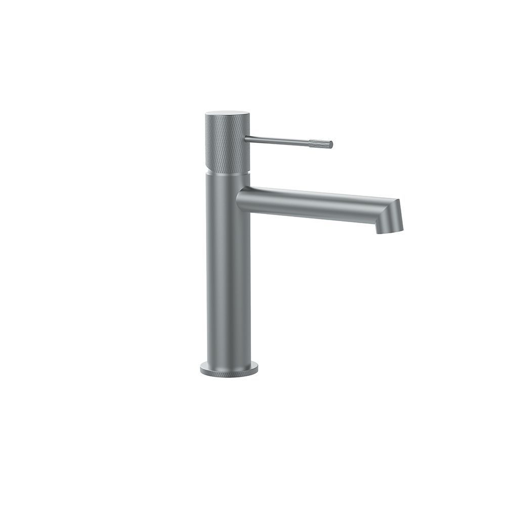 Orabella Terra Gun Metal Light - Single lever basin mixer
