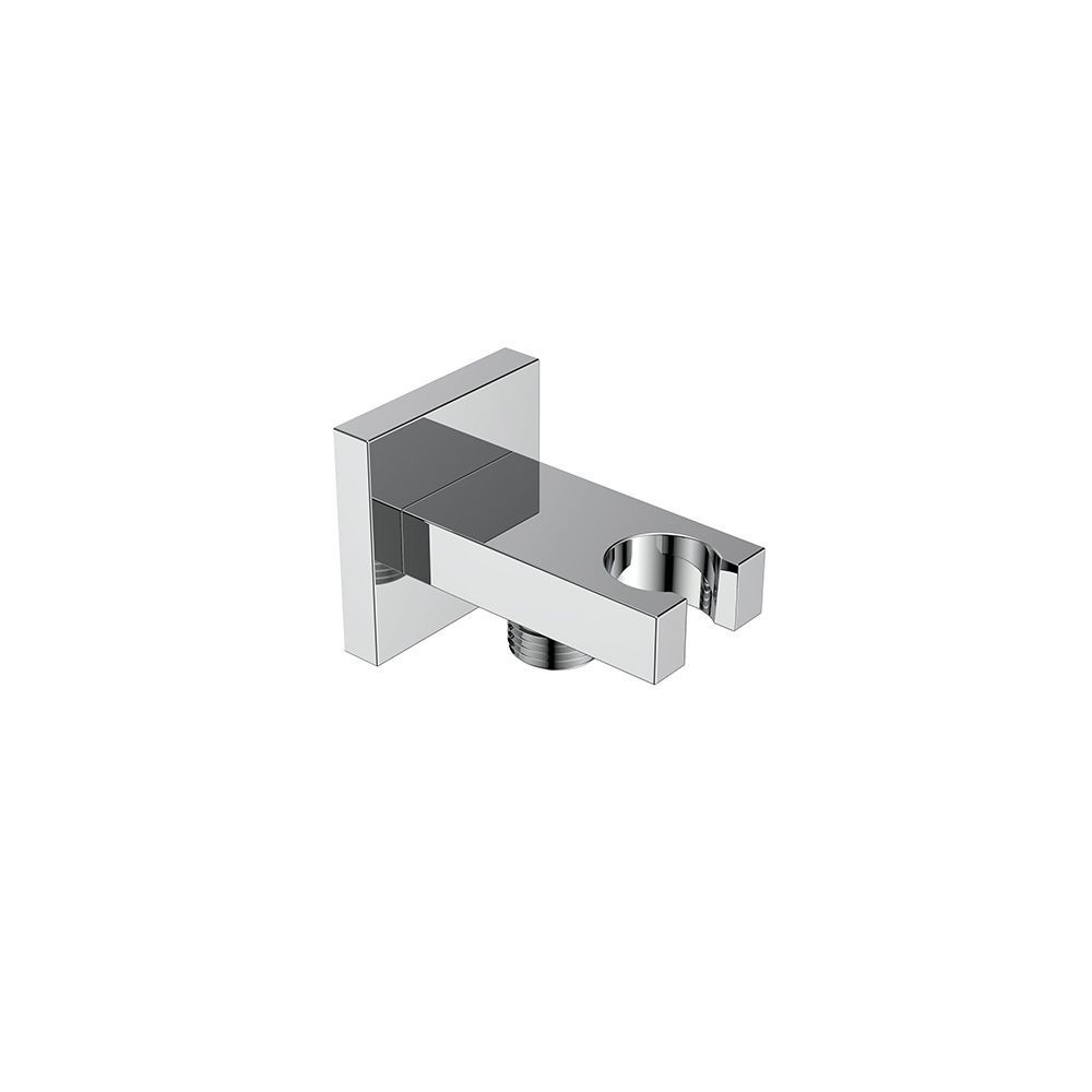 Square shower holder with watersupply elbow shower outlet C/B