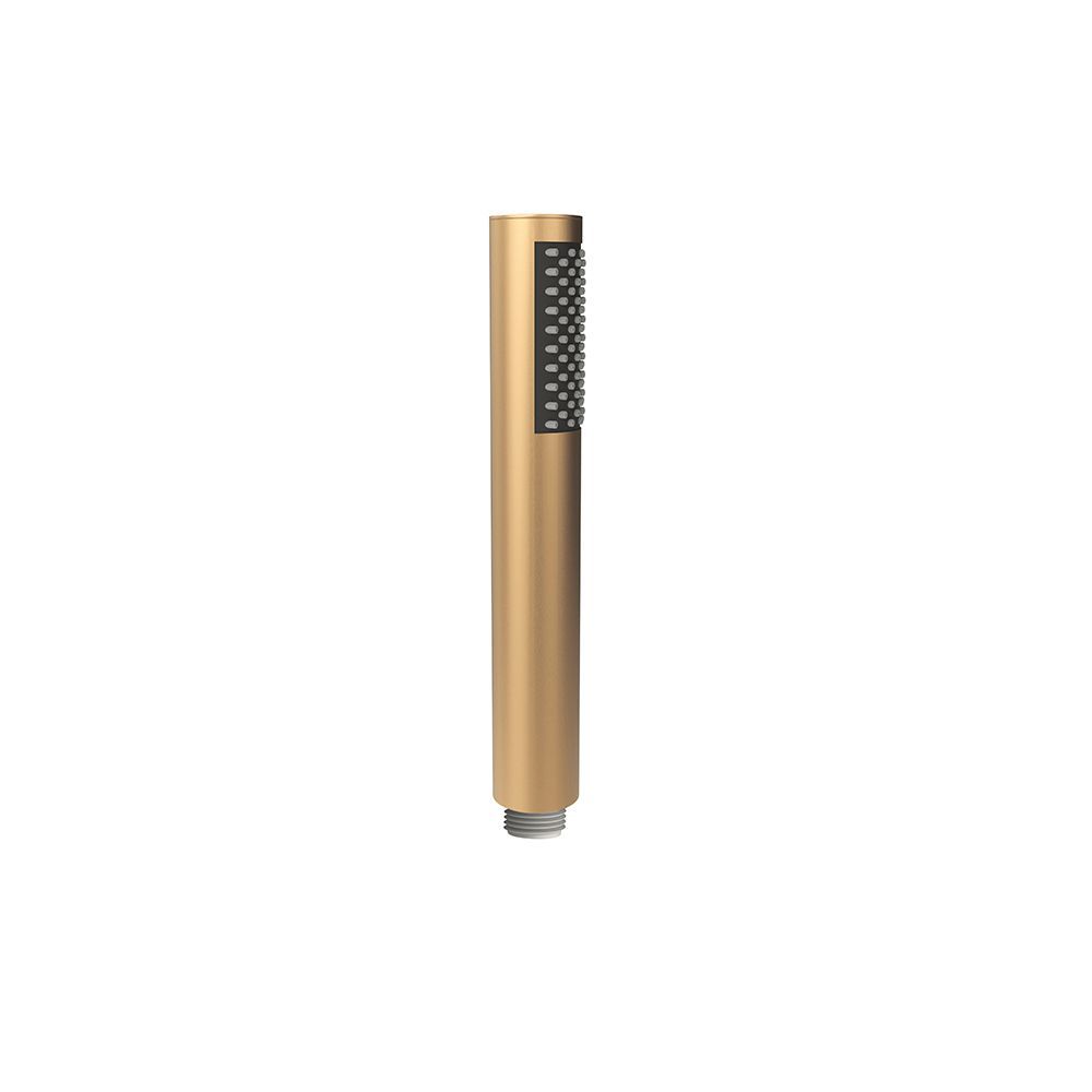 Round μεταλλικό τηλέφωνο ντουζ Brushed gold