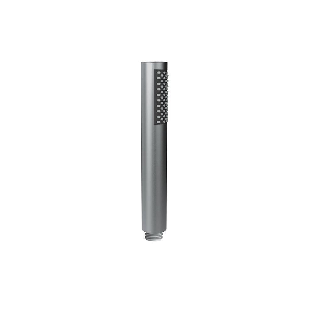 Round metalic hand shower Gun metal light