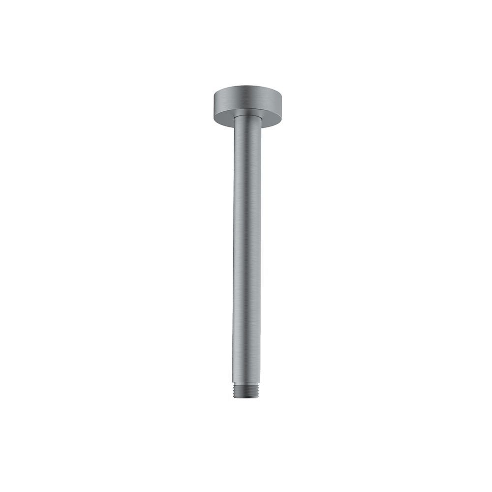 Βραχίονας Ντουζ Οροφής Στρόγγυλος – 17 cm Gun metal light