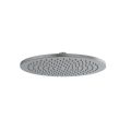 Circular shower head Ø250 Gun metal light