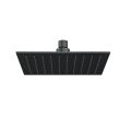 Square shower head 25Χ25 cm Black matt