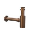L Shaped Rose gold - Basin drain trap