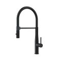 Orabella Bracket Black matt - Single lever kitchen mixer with pull out spray 2 exits