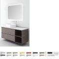 Orabella Double Drawer with shelf 100 - Wall hung bathroom furniture