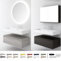 Orabella Drawer Amabile 100 - Wall hung bathroom furniture with porcelain Tecla washbasin