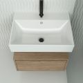 Orabella Drawer Amabile 60 - Wall hung bathroom furniture with porcelain Tecla washbasin