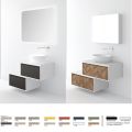 Orabella Drawer asymmetrical 80 - Wall hung bathroom furniture