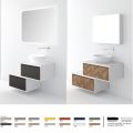 Orabella Drawer asymmetrical 80 - Κρεμαστό Έπιπλο Μπάνιου