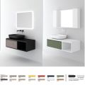 Orabella Drawer with shelf 100|120|140 - Wall hung bathroom furniture
