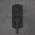 Orabella Elegance Black matt - Single lever concealed 2 way bath shower mixer