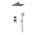 Orabella Elegance - Concealed Shower set with a concealed 2 way bath shower mixer, a shower head 250X250 with an extention arm and a raindance 3 jet hand shower with a flex hose and a shower holder Chrome