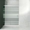 Orabella Energy - Reversible linear shower enclosure with a fixed side panel