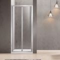 Orabella Fusion H180/190 - Reversible linear pivot door shower enclosure Folding Shower Door with a fixed side panel