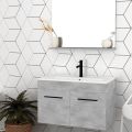 Orabella Lagina 80 - Wall hung bathroom furniture with porcelain Ege washbasine