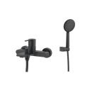 Orabella Marea Black matt - Single lever bath shower mixer