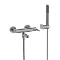 Orabella Marea Gun metal light - Single lever bath shower mixer