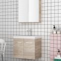 Orabella Miren 61 - Wall hung bathroom furniture with porcelain Orabella washbasin