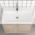 Orabella Miren 61 - Wall hung bathroom furniture with porcelain Orabella washbasin