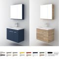 Orabella Miren 71 - Wall hung bathroom furniture with porcelain Orabella washbasin