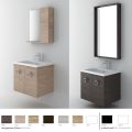 Orabella Mood 60 - Wall hung bathroom furniture with porcelain Tecla washbasin