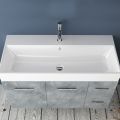 Orabella Mood|Amabile|Touch 100 - Wall hung bathroom furniture with porcelain Tecla washbasin