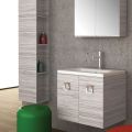 Orabella Mood|Amabile|Touch 60 - Wall hung bathroom furniture with porcelain Tecla washbasin
