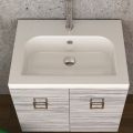 Orabella Mood|Amabile|Touch 60 - Wall hung bathroom furniture with porcelain Tecla washbasin