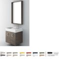 Orabella Mood|Amabile|Touch 60 - Wall hung bathroom furniture with porcelain Tecla washbasin