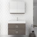 Orabella Mood|Amabile|Touch 80 - Wall hung bathroom furniture with porcelain Tecla washbasin