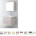 Orabella Mood|Amabile|Touch 80 - Wall hung bathroom furniture with porcelain Tecla washbasin