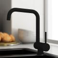Orabella Nardo Black matt - Single lever folding kitchen mixer