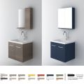 Orabella Navona 61 - Wall hung bathroom furniture with porcelain Orabella washbasin