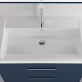 Orabella Navona 81 - Wall hung bathroom furniture with porcelain Orabella washbasin