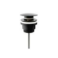 Orabella Oval Black matt - Μπαταρία νιπτήρος