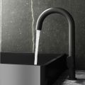 Orabella Oval Black matt Ψηλή - Μπαταρία νιπτήρος
